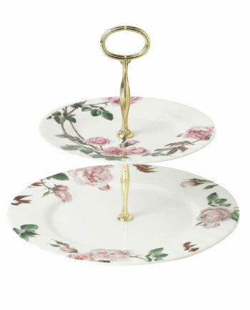 Soporte para tartas de 2 niveles "English Rose Austin"
